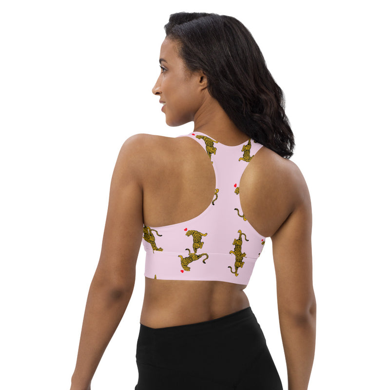 Tiger Heart Longline sports bra - Objet D'Art