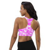 In the Pink Longline sports bra - Objet D'Art