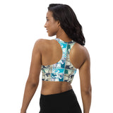 L'Arbre de science: Longline sports bra - Objet D'Art