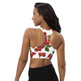 Colossal Raspberry Longline sports bra - Objet D'Art