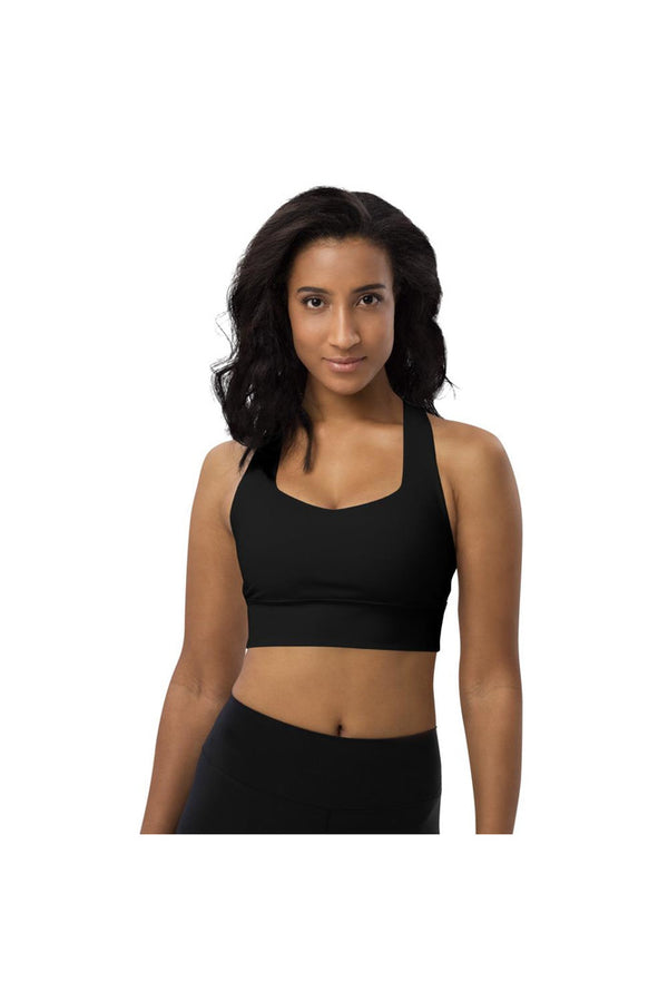 Black Longline sports bra - Objet D'Art