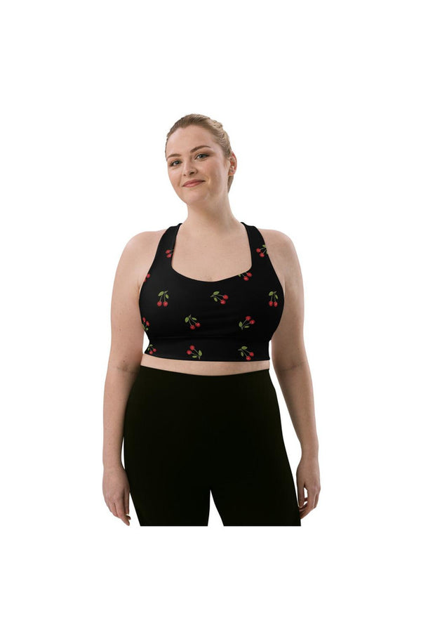 Cherry Longline sports bra - Objet D'Art