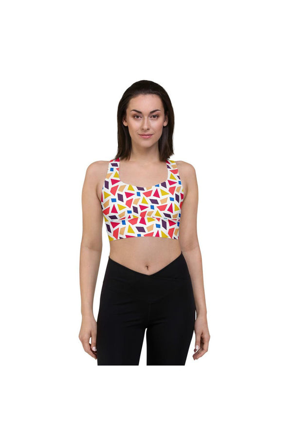 Urban Confetti Longline sports bra - Objet D'Art