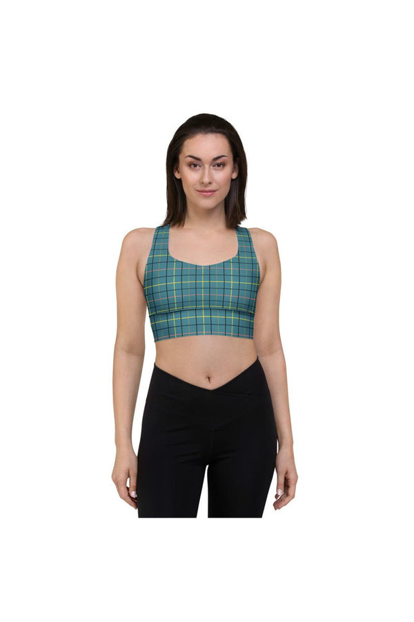 Tattersall Longline sports bra - Objet D'Art