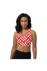 Americana Striped Longline sports bra - Objet D'Art