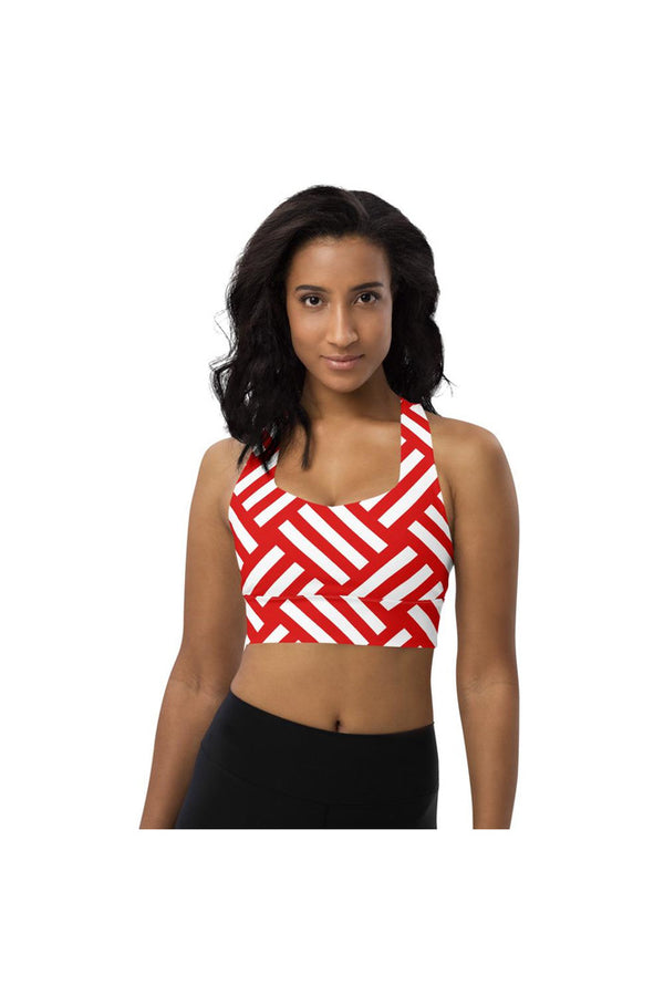 Americana Striped Longline sports bra - Objet D'Art