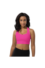 Magenta Longline sports bra - Objet D'Art