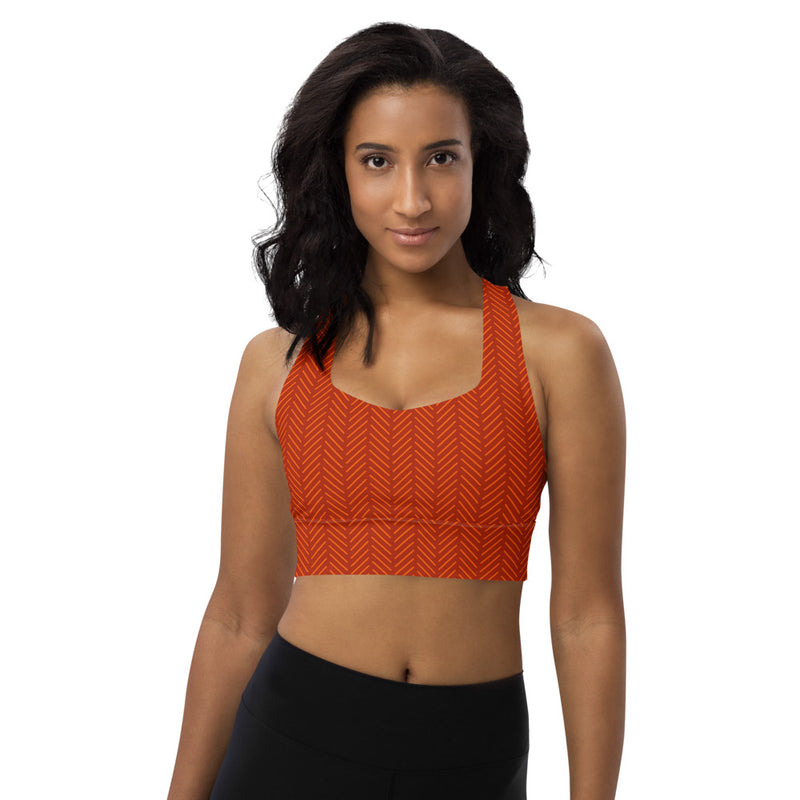 Autumn Angel Longline sports bra - Objet D'Art