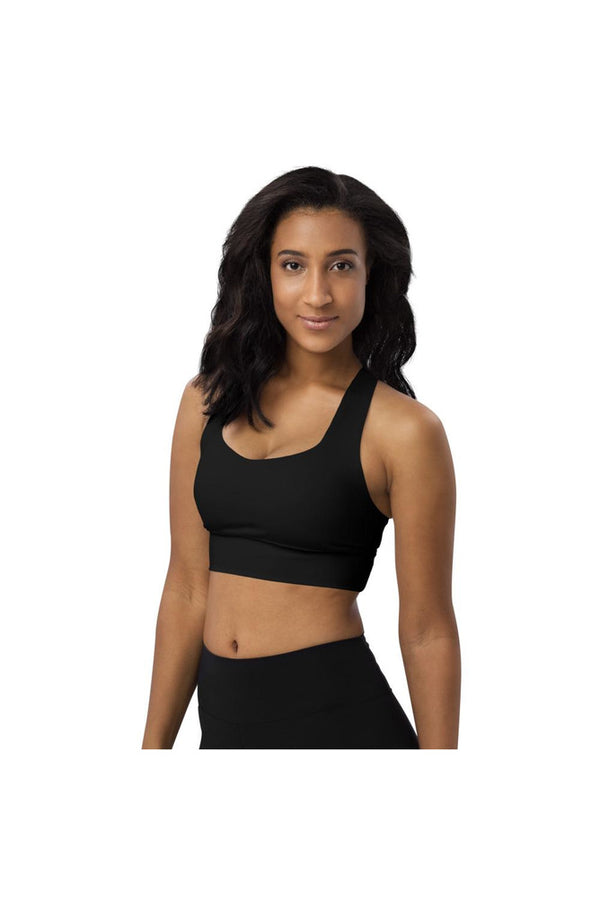 Black Longline sports bra - Objet D'Art