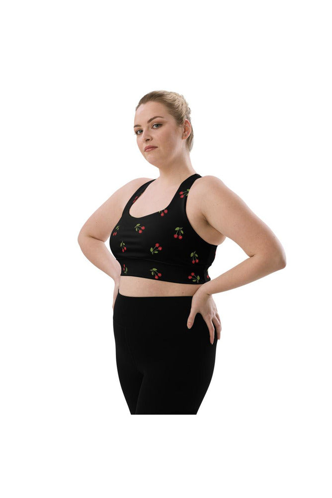 Cherry Longline sports bra - Objet D'Art