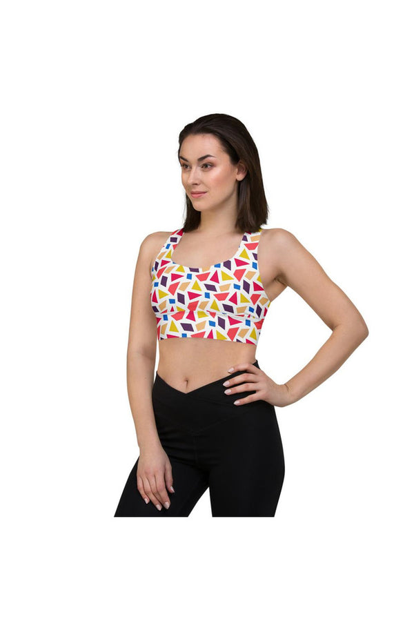 Urban Confetti Longline sports bra - Objet D'Art