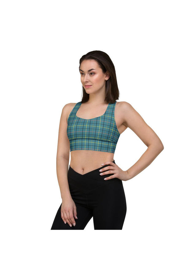 Tattersall Longline sports bra - Objet D'Art