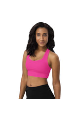 Magenta Longline sports bra - Objet D'Art