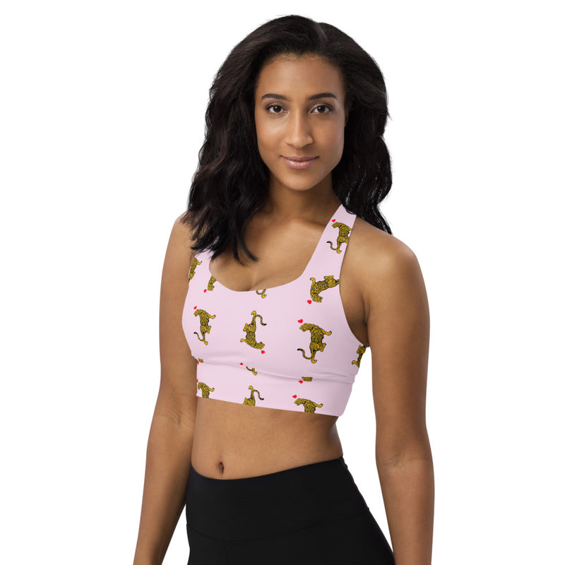 Tiger Heart Longline sports bra - Objet D'Art