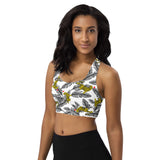 Crouching Tiger Longline sports bra - Objet D'Art