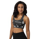 Women's Suffrage Headlines Longline sports bra - Objet D'Art