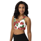 Colossal Raspberry Longline sports bra - Objet D'Art