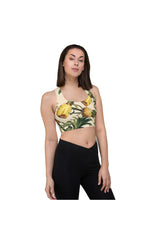 Pineapple Paradise Longline sports bra - Objet D'Art