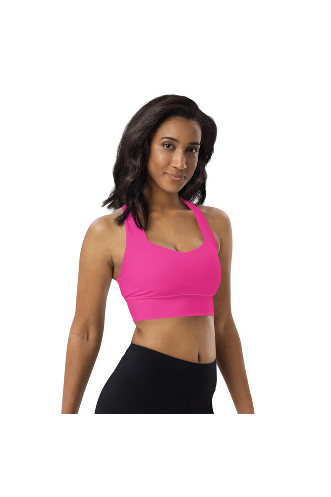 Magenta Longline sports bra - Objet D'Art