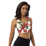 Colossal Raspberry Longline sports bra - Objet D'Art