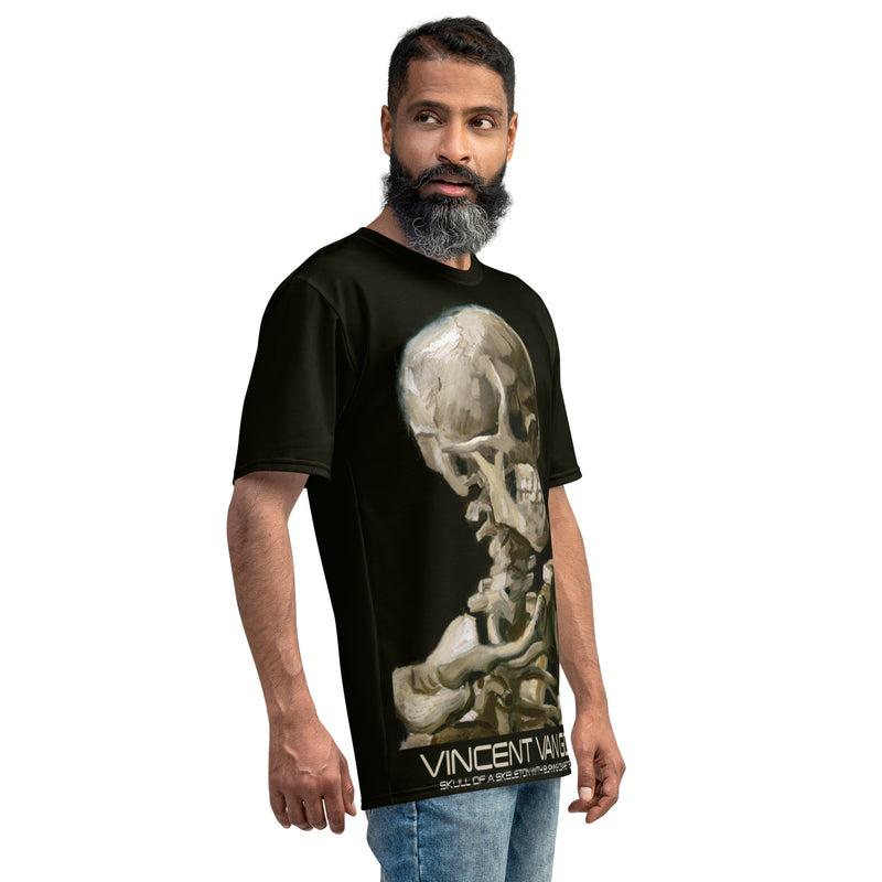 Van Gogh Smoking Skeleton Men's t-shirt - Objet D'Art