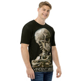 Van Gogh Smoking Skeleton Men's t-shirt - Objet D'Art