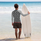 Adinkra Vibes Men's Rash Guard - Objet D'Art