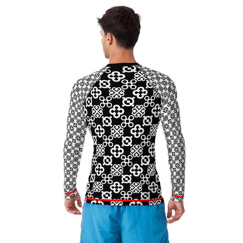 Adinkra Vibes Men's Rash Guard - Objet D'Art