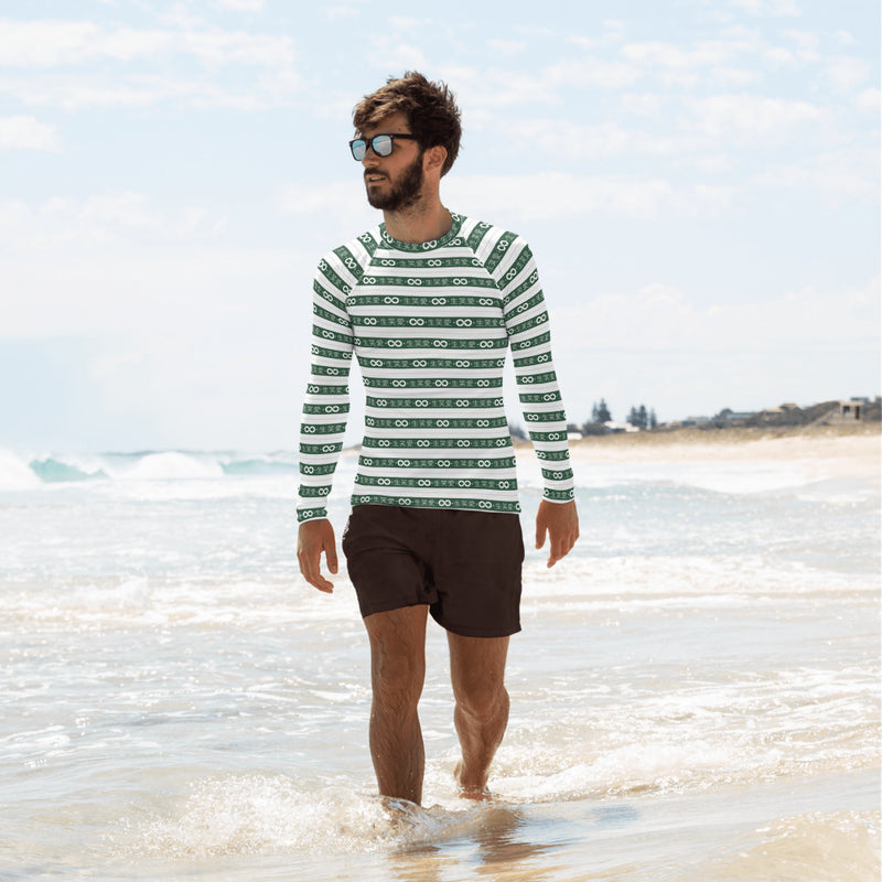 Live Laugh Love Men's Rash Guard - Objet D'Art