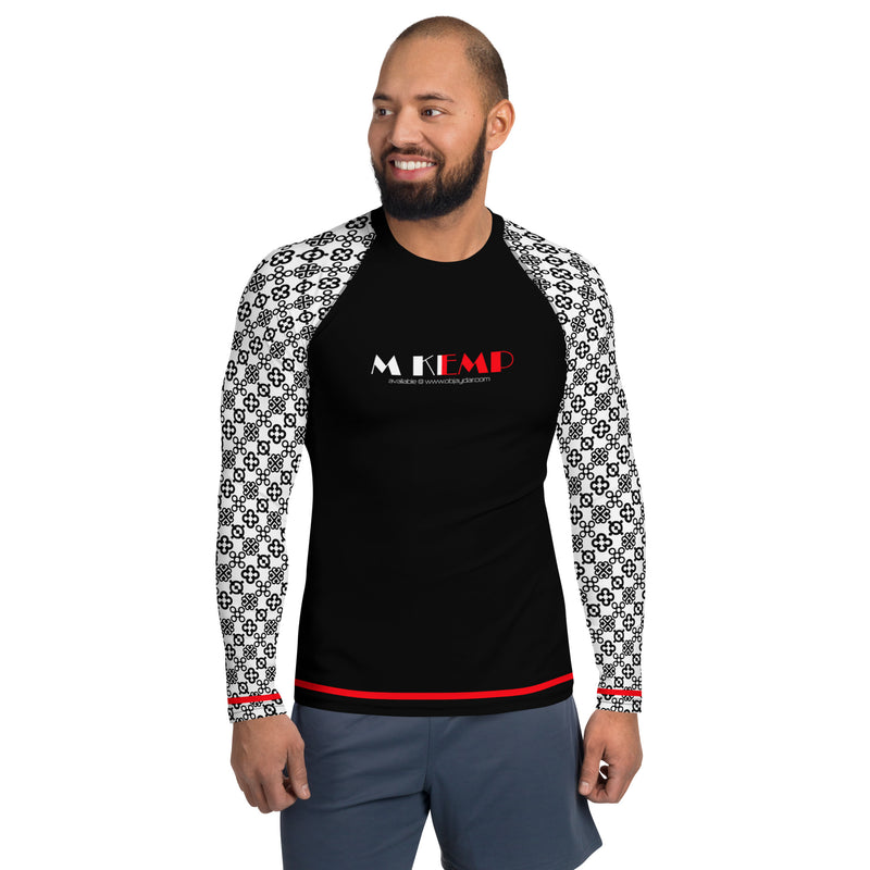 Adinkra Vibes Men's Rash Guard - Objet D'Art