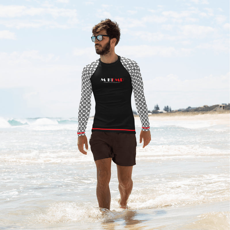Adinkra Vibes Men's Rash Guard - Objet D'Art
