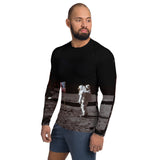 The Moon Landing Men's Rash Guard - Objet D'Art
