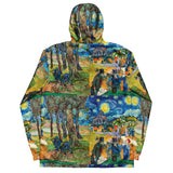 Van Gogh Collage Print Men’s windbreaker - Objet D'Art