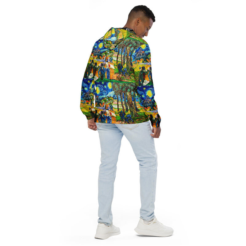 Van Gogh Art Collage Men’s windbreaker - Objet D'Art