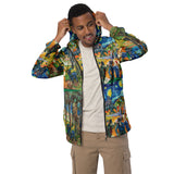 Van Gogh Collage Print Men’s windbreaker - Objet D'Art