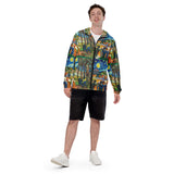 Van Gogh Collage Print Men’s windbreaker - Objet D'Art