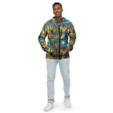 Van Gogh Collage Print Men’s windbreaker - Objet D'Art