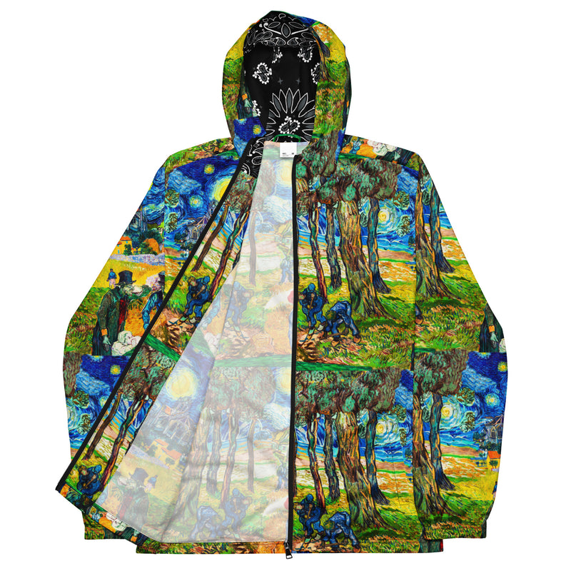 Van Gogh Art Collage Men’s windbreaker - Objet D'Art