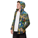 Van Gogh Collage Print Men’s windbreaker - Objet D'Art