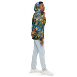 Van Gogh Collage Print Men’s windbreaker - Objet D'Art