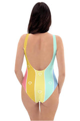 Pastel Love One-Piece Swimsuit - Objet D'Art