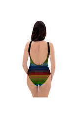 Spectral Lines One-Piece Swimsuit - Objet D'Art