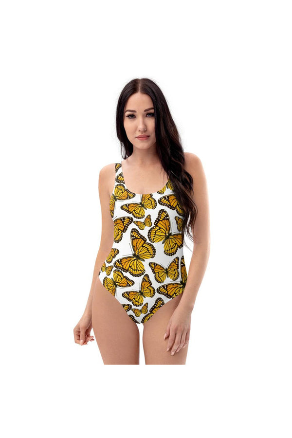Monarch Butterfly One-Piece Swimsuit - Objet D'Art