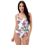 Pink Roses One-Piece Swimsuit - Objet D'Art
