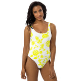 Yellow Rose One-Piece Swimsuit - Objet D'Art