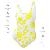 Yellow Rose One-Piece Swimsuit - Objet D'Art