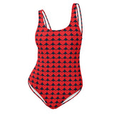 Array of Hearts One-Piece Swimsuit - Objet D'Art