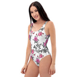 Pink Roses One-Piece Swimsuit - Objet D'Art