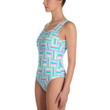 Pastel Matrix One-Piece Swimsuit - Objet D'Art