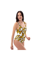 Monarch Butterfly One-Piece Swimsuit - Objet D'Art